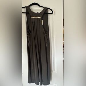 🔥Michael Kors Elegant Rich Olive Sleeveless Dress🔥